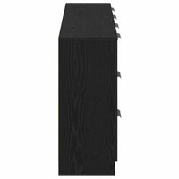 Credenze 2 pz Nero Rovere 60x30x70 cm Legno ingegnerizzato 3333072