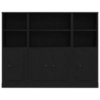 Highboard Rovere Nero 132 x 35,5 x 103,5 cm Legno multistrato 3333077