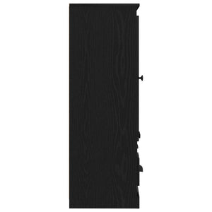 Highboard Rovere Nero 132 x 35.5 x 103.5 cm Legno multistrato 3333078