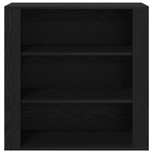 Highboard Rovere nero 80 x 33 x 150 cm Legno multistrato 3333080