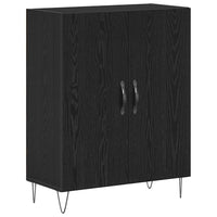 Credenza 2 pcs Rovere nero 70 x 34 x 180 cm Legno multistrato 3333093