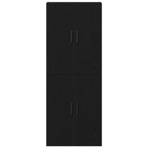 Pensile 2 pcs Rovere nero 69.5 x 34 x 90 cm Legno multistrato 3333102