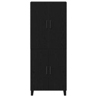 Credenza 2 pcs Rovere nero 69,5 x 34 x 180 cm Legno multistrato 3333104