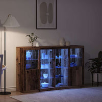 Credenza-Buffet-Armadio da cucina Legno vecchio 163 x 37 x 100 cm Legno multistrato