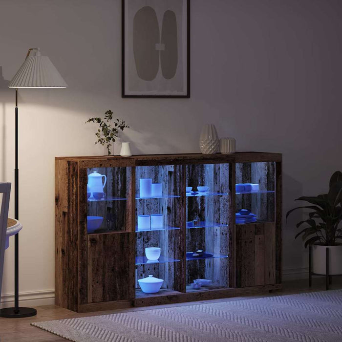 Credenza-Buffet-Armadio da cucina Legno vecchio 163 x 37 x 100 cm Legno multistrato