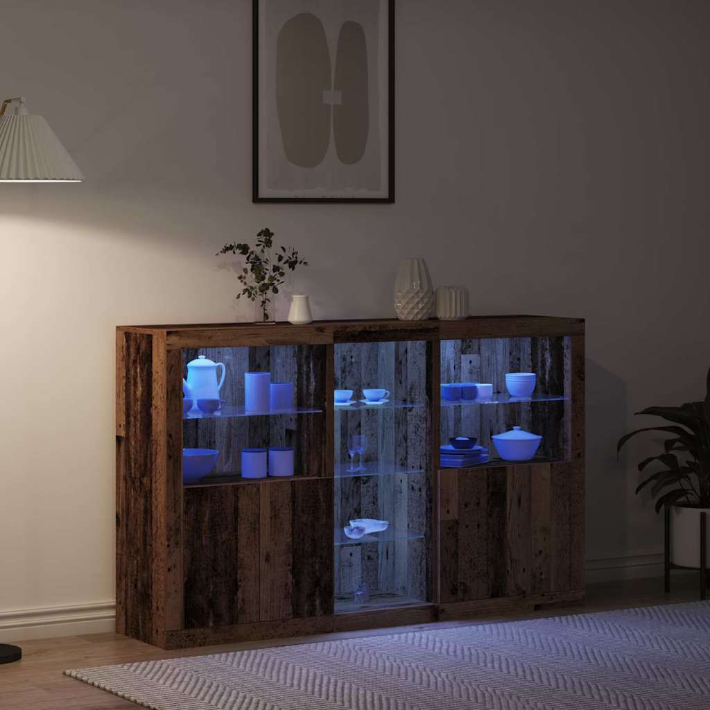 Credenza-Buffet-Armadio da cucina Legno vecchio 162 x 37 x 100 cm Legno multistrato 575580