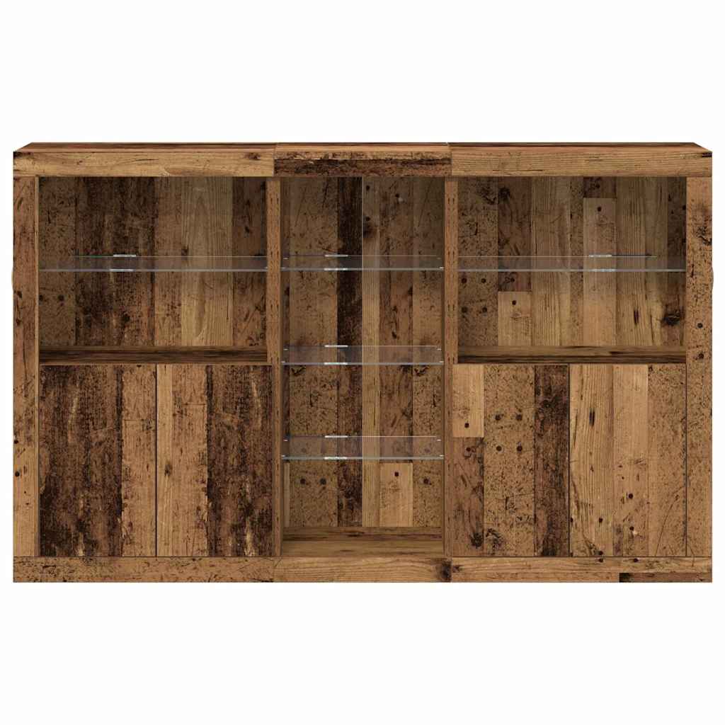 Credenza-Buffet-Armadio da cucina Legno vecchio 162 x 37 x 100 cm Legno multistrato 575580