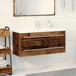 Mobile bagno  con lavabo integrato in legno vintage, legno ingegnerizzato 3333130