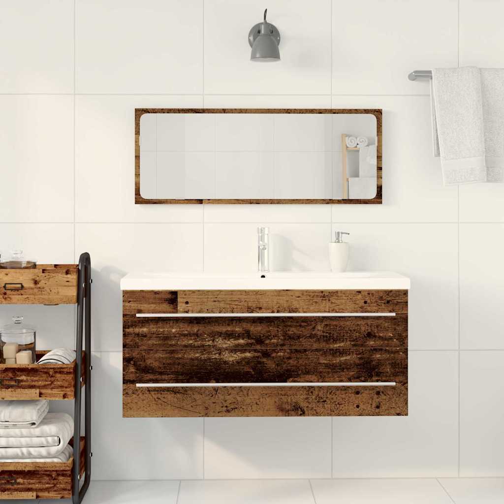 Mobile bagno  con lavabo integrato in legno vintage, legno ingegnerizzato 3333130