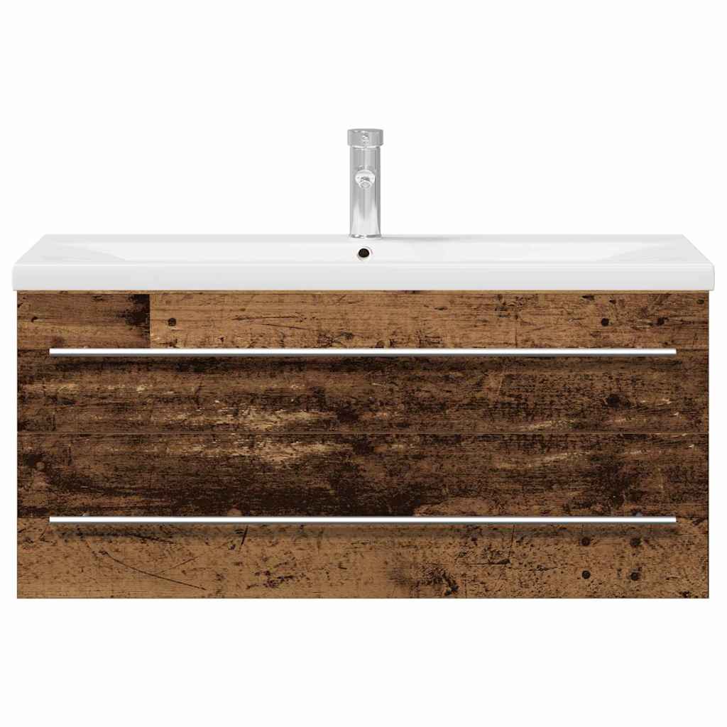 Mobile bagno  con lavabo integrato in legno vintage, legno ingegnerizzato 3333130