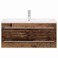 Mobile bagno  con lavabo integrato in legno vintage, legno ingegnerizzato 3333130