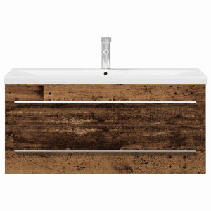 Mobile bagno  con lavabo integrato in legno vintage, legno ingegnerizzato 3333130