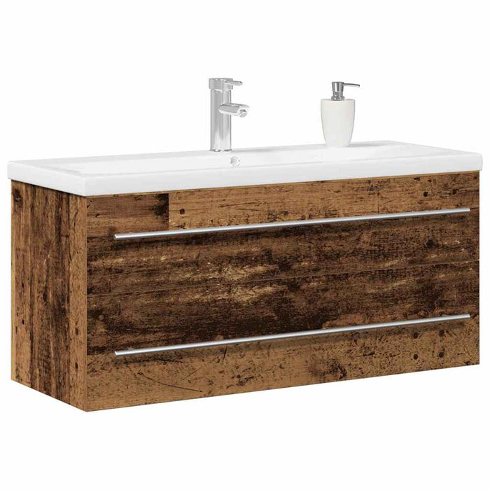 Mobile bagno  con lavabo integrato in legno vintage, legno ingegnerizzato 3333130