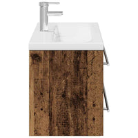 Mobile bagno  con lavabo integrato in legno vintage, legno ingegnerizzato 3333130