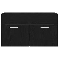 Armadio sottolavello con porta Rovere nero 80 x 38.5 x 46 cm 3333137