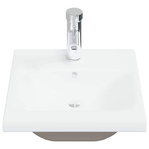 Mobile Lavabo-Armadietto da bagno Rovere nero 41 x 39 x 62 cm Legno multistrato 640506