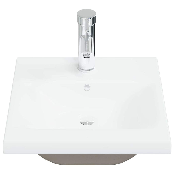 Mobile Lavabo-Armadietto da bagno Rovere nero 41 x 39 x 62 cm Legno multistrato 640506