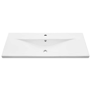 Mobile lavabo Rovere nero 100 x 39 x 62 cm Legno multistrato 3333145