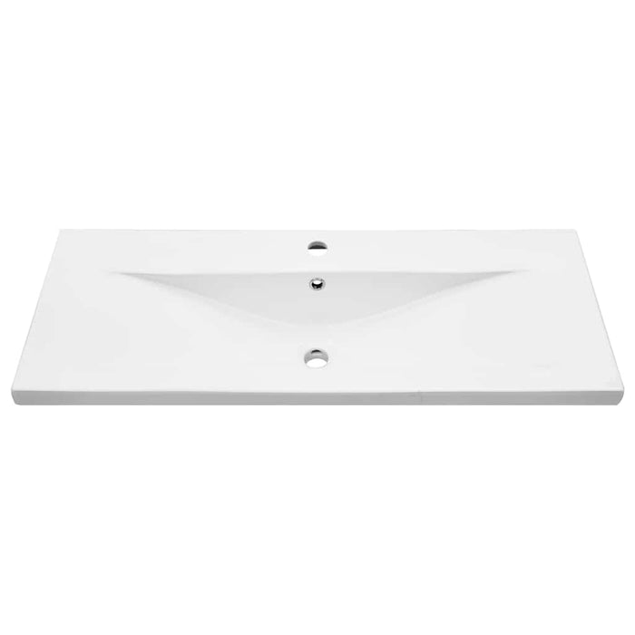 Mobile Lavabo-Armadietto da bagno Rovere nero 100 x 39 x 62 cm Legno multistrato 822510