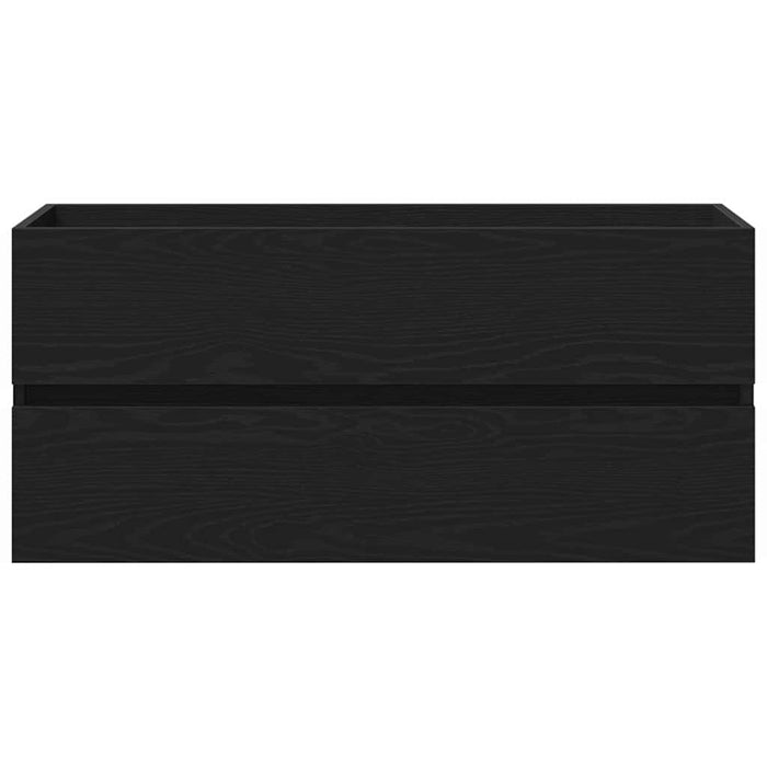 Mobile lavabo Rovere nero 100 x 39 x 62 cm Legno multistrato 3333145