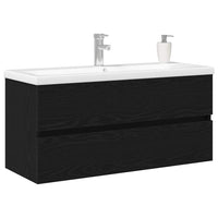Mobile lavabo Rovere nero 100 x 39 x 62 cm Legno multistrato 3333145