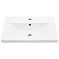 Mobile Lavabo-Armadietto da bagno Rovere nero 60 x 39 x 62 cm Legno multistrato 354117