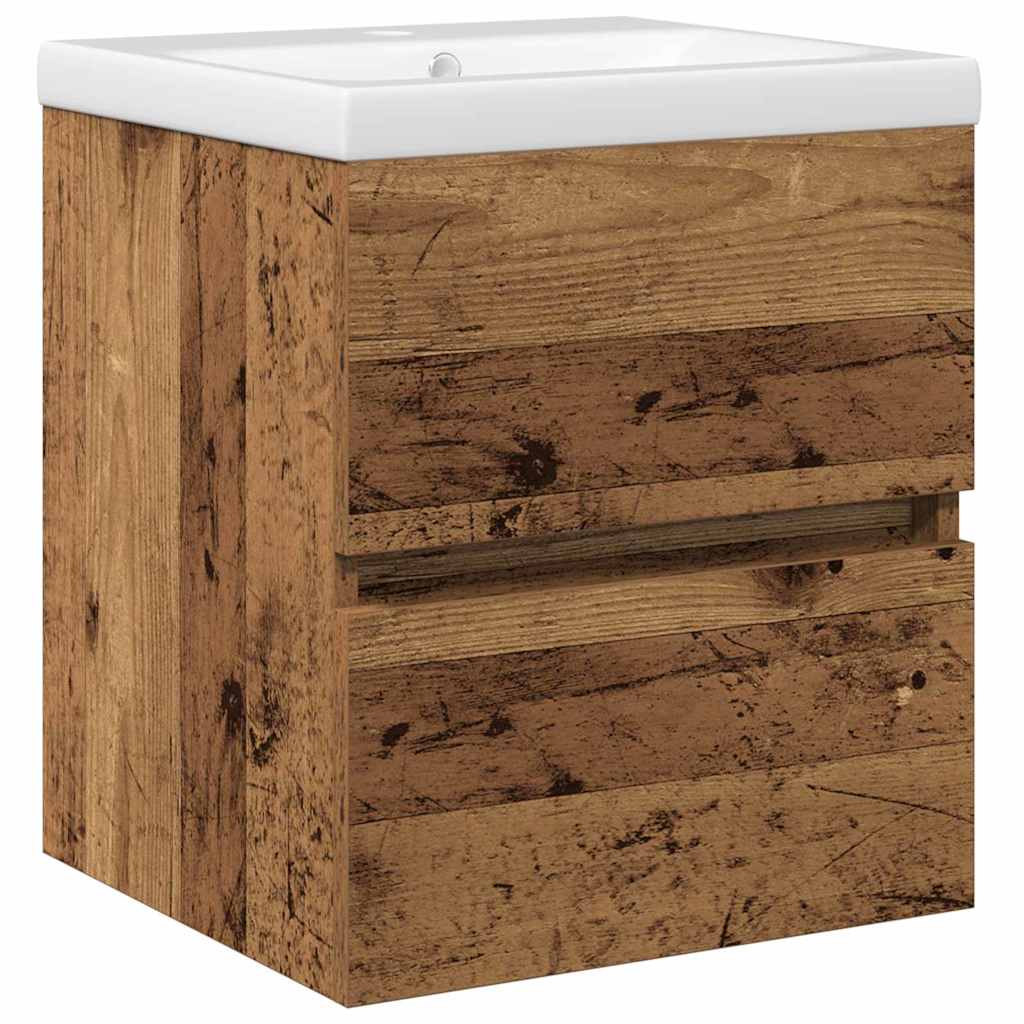 Mobile lavabo Rovere nero 41 x 39 x 62 cm Legno multistrato 3333149