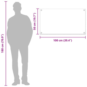 Rivestimento da Cucina Grigio scuro 100 x 50 x 0,6 cm 42001248