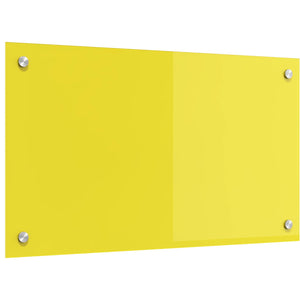 Rivestimento da Cucina Giallo 70 x 40 x 0,6 cm vetro temperato 42001250