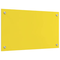 Rivestimento da Cucina Giallo 70 x 40 x 0,6 cm vetro temperato 42001250