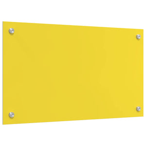 Rivestimento da Cucina Giallo 70 x 40 x 0,6 cm vetro temperato 42001250