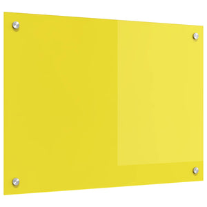 Rivestimento da Cucina Giallo 70 x 50 x 0,6 cm vetro temperato 42001251