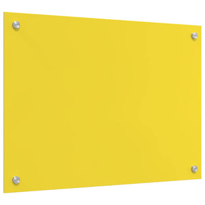 Rivestimento da Cucina Giallo 70 x 50 x 0,6 cm vetro temperato 42001251
