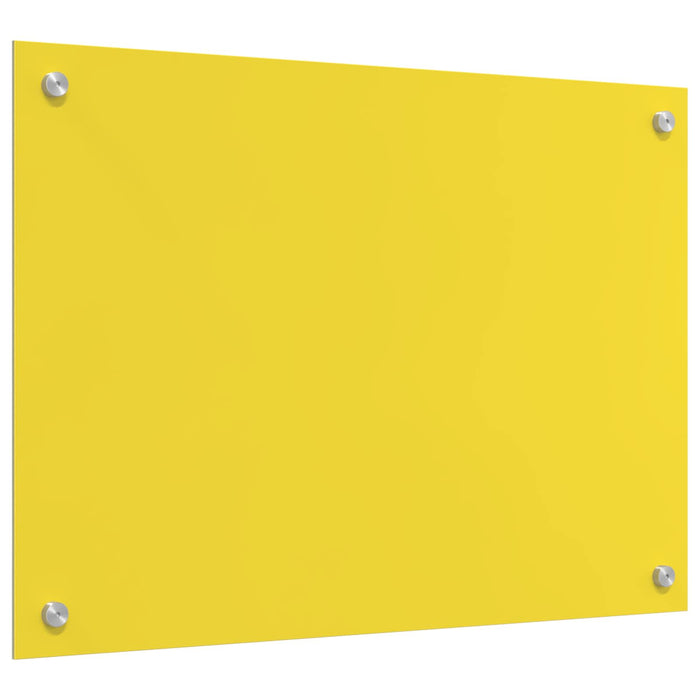 Rivestimento da Cucina Giallo 70 x 50 x 0,6 cm vetro temperato 42001251