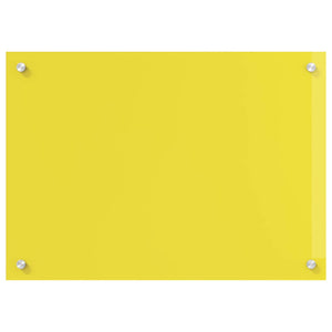 Rivestimento da Cucina Giallo 70 x 50 x 0,6 cm vetro temperato 42001251