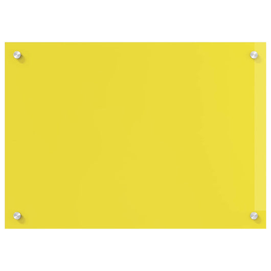 Rivestimento da Cucina Giallo 70 x 50 x 0,6 cm vetro temperato 42001251