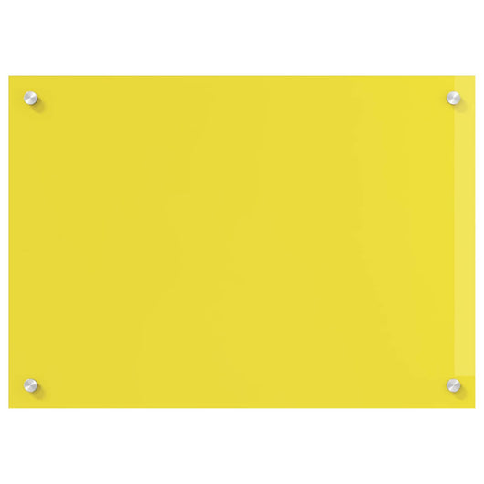 Rivestimento da Cucina Giallo 70 x 60 x 0,6 cm vetro temperato 42001252