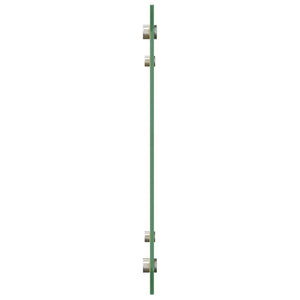 Rivestimento da Cucina Giallo 80 x 40 x 0,6 cm vetro temperato 42001253