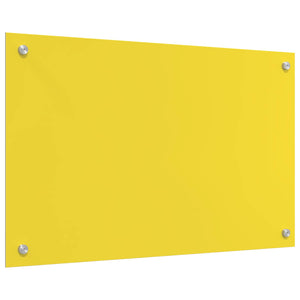 Rivestimento da Cucina Giallo 80 x 50 x 0,6 cm vetro temperato 42001254