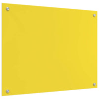 Rivestimento da Cucina Giallo 80 x 60 x 0,6 cm vetro temperato 42001255