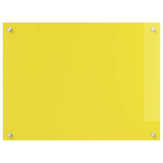 Rivestimento da Cucina Giallo 80 x 60 x 0,6 cm vetro temperato 42001255