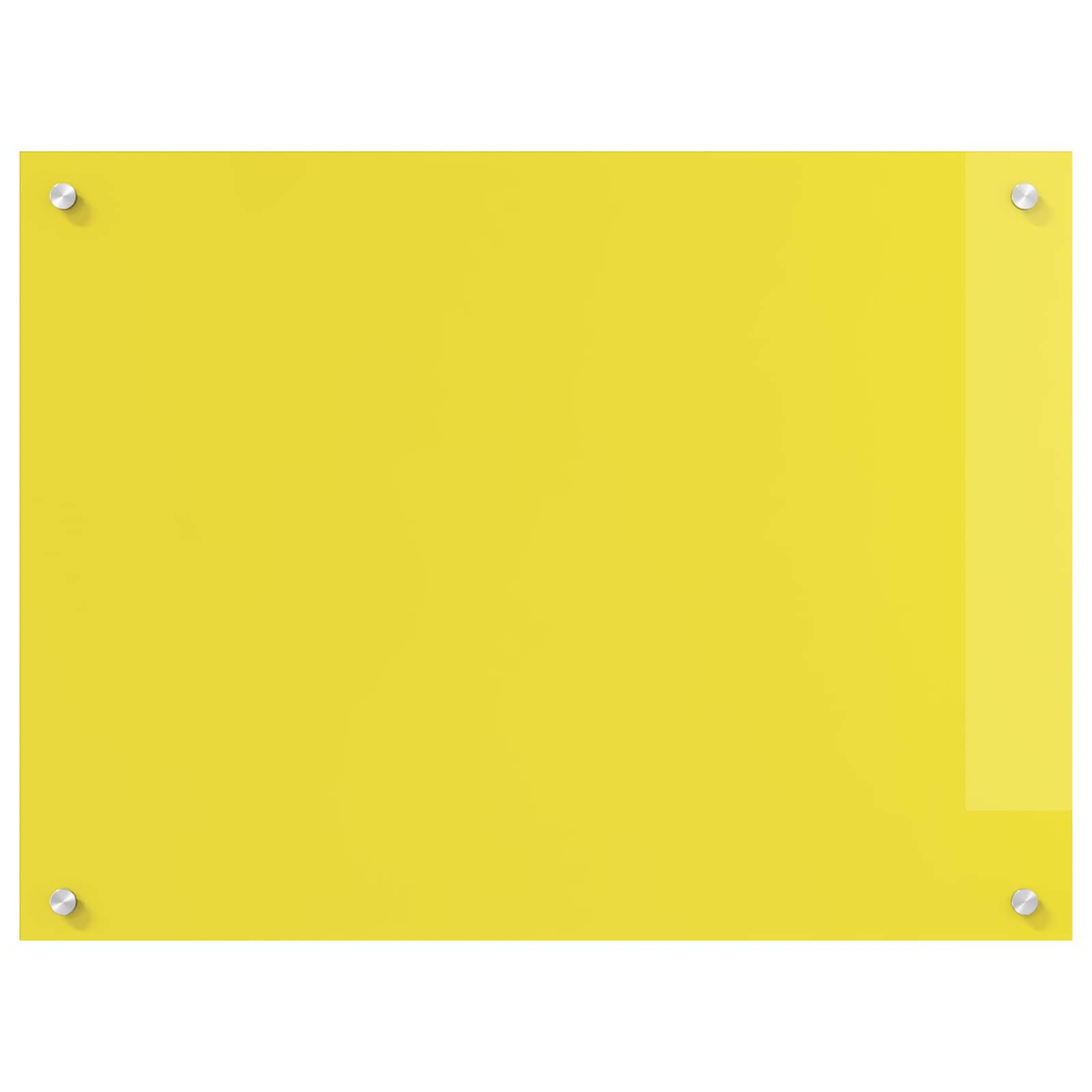 Rivestimento da Cucina-Paraschizzi per Cucina Giallo 80 x 60 x 0,6 cm vetro temperato