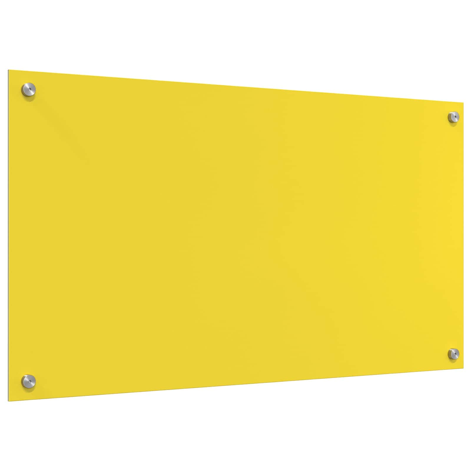 Rivestimento da Cucina Giallo 90 x 50 x 0,6 cm vetro temperato 42001257