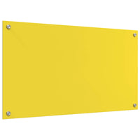 Rivestimento da Cucina Giallo 90 x 50 x 0,6 cm vetro temperato 42001257