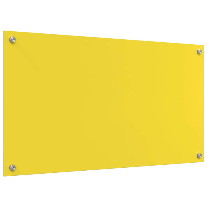 Rivestimento da Cucina Giallo 90 x 50 x 0,6 cm vetro temperato 42001257