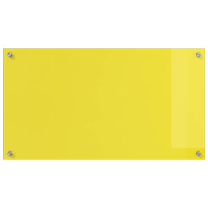 Rivestimento da Cucina Giallo 90 x 50 x 0,6 cm vetro temperato 42001257