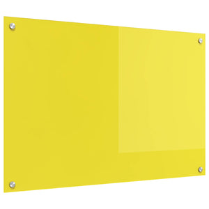 Rivestimento da Cucina Giallo 90 x 60 x 0,6 cm vetro temperato 42001258