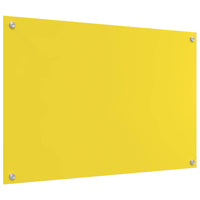 Rivestimento da Cucina Giallo 90 x 60 x 0,6 cm vetro temperato 42001258