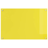 Rivestimento da Cucina Giallo 90 x 60 x 0,6 cm vetro temperato 42001258