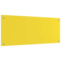 Rivestimento da Cucina Giallo 100 x 40 x 0,6 cm vetro temperato 42001259